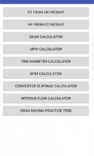 Darg Racing Calculator 1