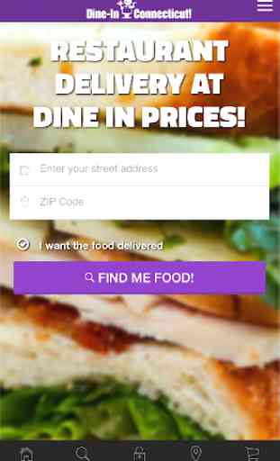 Dine In CT - Food Delivery 1