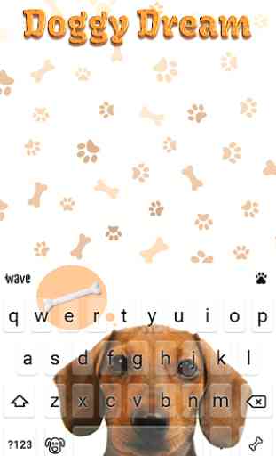 Doggy Dream Animated Keyboard + Live Wallpaper 2