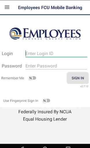 Employees FCU Mobile Banking 1