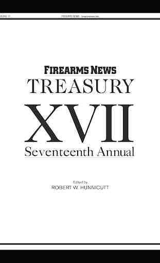 Firearms News Treasury 3