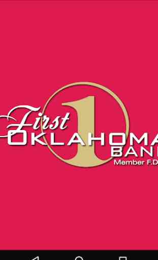 First Oklahoma Mobile  Banking 1