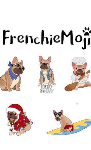 FrenchieMoji Stickers - French Bulldog Emojis 4