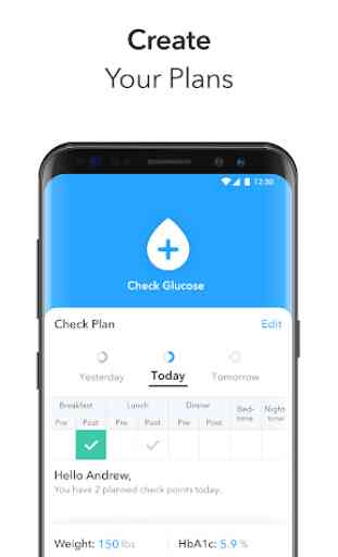 GlucoCare - A Diabetes Management App 1