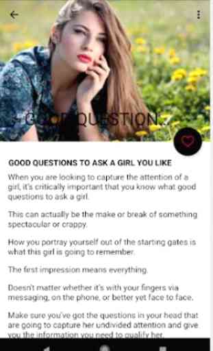Good Questions To Ask A Girl, Girlfriend 2