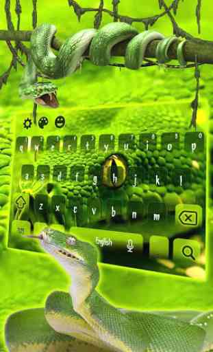 Green Python Snake Keypad 1
