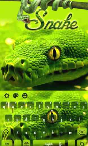 Green Python Snake Keypad 2