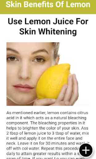 Health Benefits Of Lemon 4