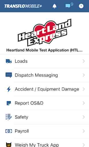 Heartland Express – Driver App 1