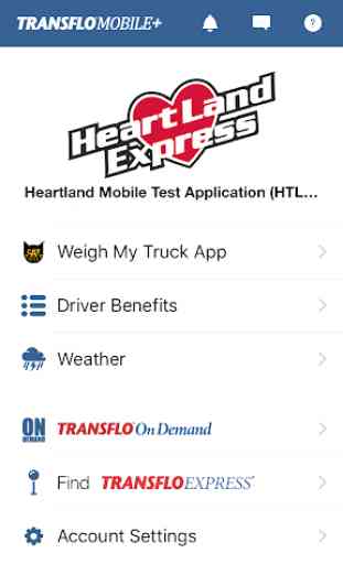 Heartland Express – Driver App 2