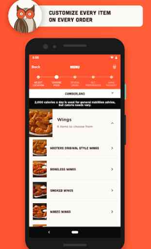 Hooters - Ordering and Rewards 1