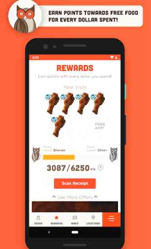 Hooters - Ordering and Rewards 2