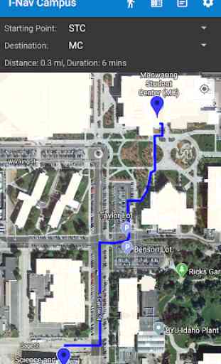 I-Nav Campus - BYU-I Map, Directions & Schedule 1
