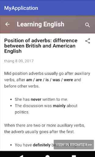 Learning English: Adverbs 2