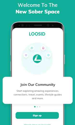 LOOSID – Sober Social Network 1