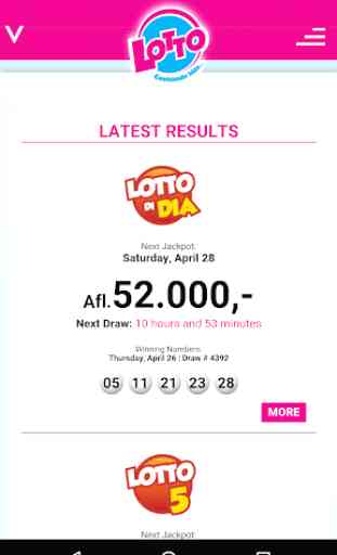 Lotto, E Loteria di Aruba 2