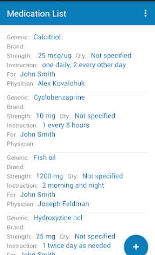 Medication List & Medical Records 3