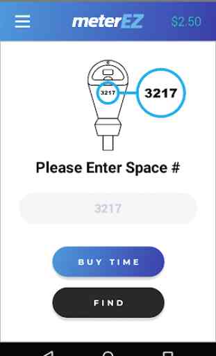 MeterEZ | Meter Easy - Mobile Parking App 1