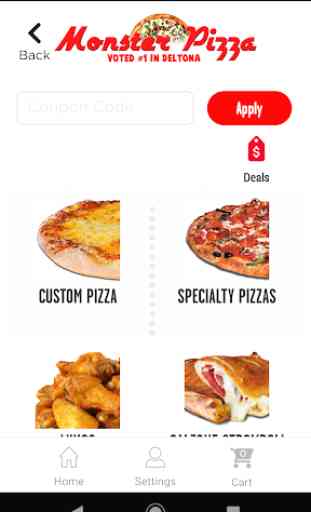 Monster Pizza Ordering App 3