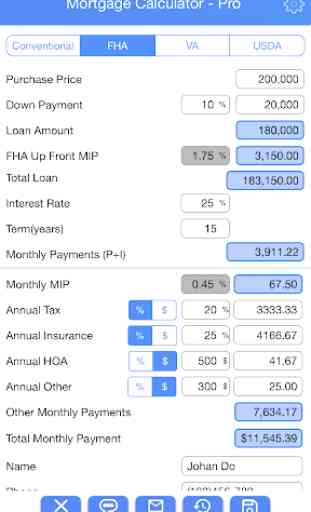 Mortgage Calculator for Realtors - PRO 2