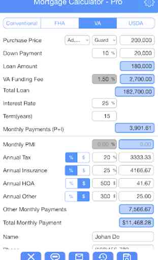 Mortgage Calculator for Realtors - PRO 3