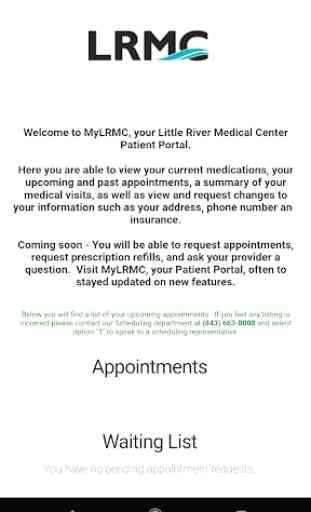MyLRMC Patient Portal for Little River Medical Ctr 3