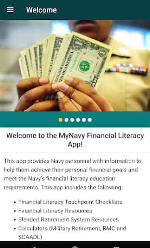 MyNavy Financial Literacy 1