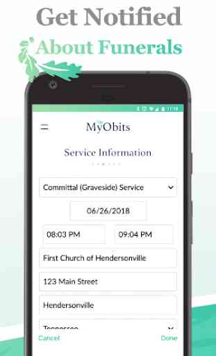 MyObits - Obituary, Memorial, and Funeral Notices 4
