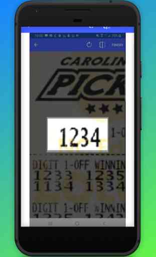 NC - Lottery Ticket Scanner & Checker 4