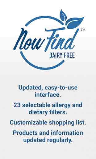 Now Find Dairy Free 1