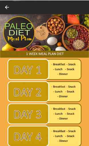 Paleo Diet Meal Plan For Weight Loss 3