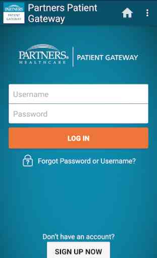 Partners Patient Gateway 1