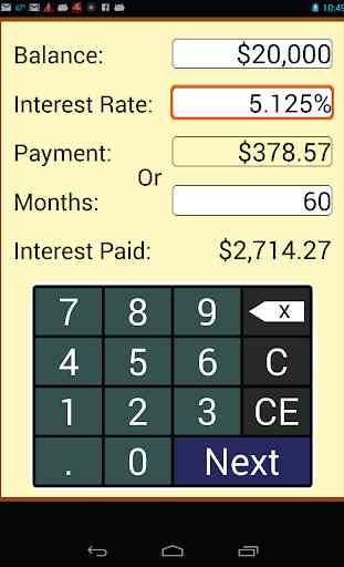 Payoff Calculator 4