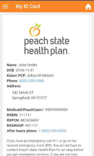 Peach State Health Plan 4