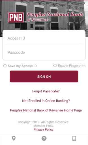 Peoples National Bank of Kewanee Mobile Banking 1