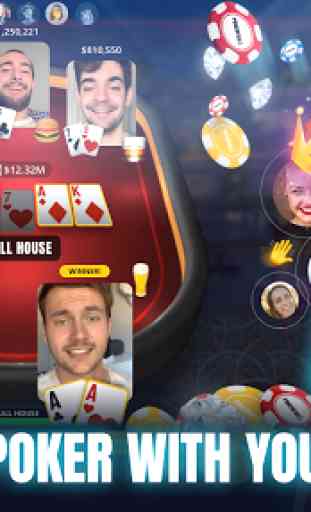 Poker Face - Texas Holdem‏ Poker With Friends 1