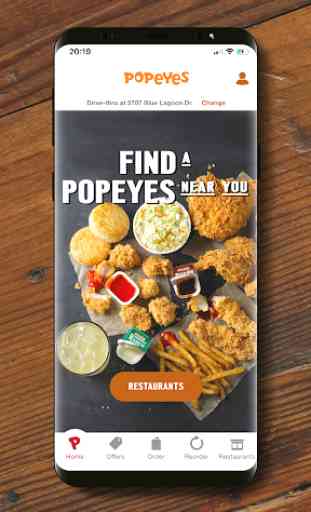 Popeyes® App 1