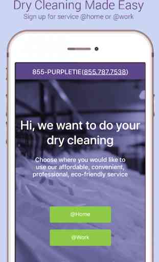 PurpleTie - dry cleaning and laundry delivery 1