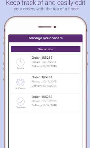 PurpleTie - dry cleaning and laundry delivery 2