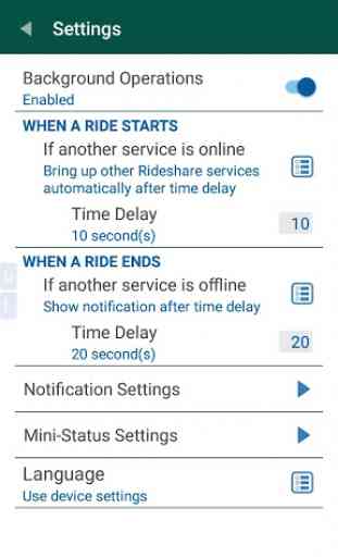 QRAD Rideshare Assistant for Drivers (auto switch) 2