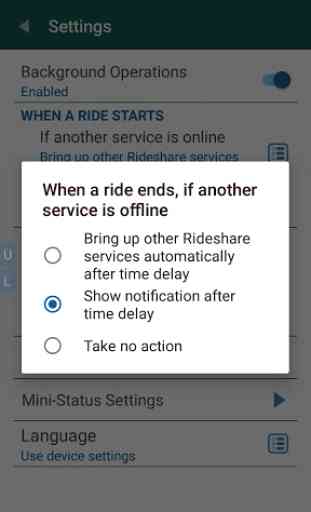 QRAD Rideshare Assistant for Drivers (auto switch) 4