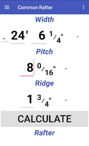 Rafter Length Calculator 1