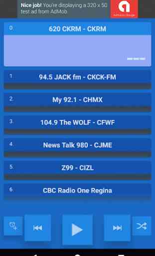 Regina Radio Stations 2