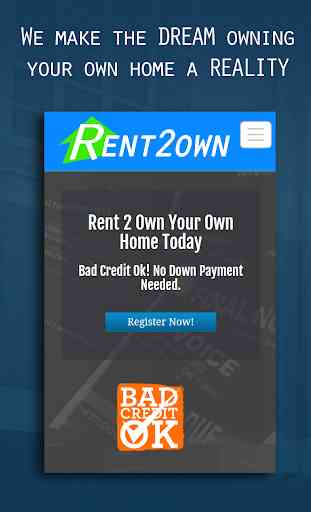 Rent To OWN Your Home  1