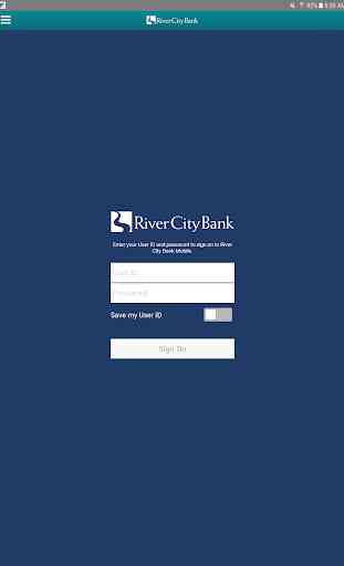 River City Bank Mobile for Tablet 1