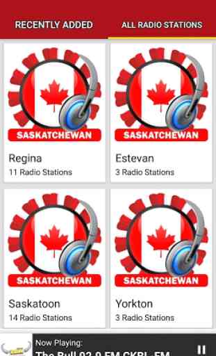 Saskatchewan Radio Stations - Canada 4