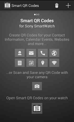 Smart QR Codes - SmartWatch 2 1