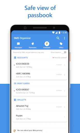 SMS Organizer - Clean, Reminders, Offers & Backup 3