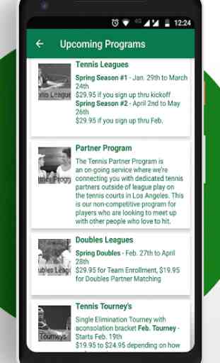 Tennis League Network App 3