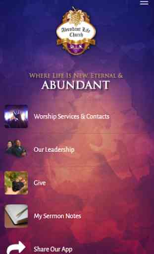 The Abundant Life Church 1